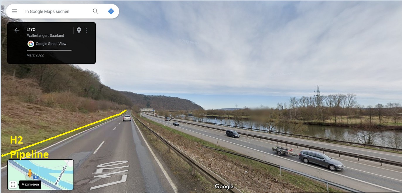 L170 am Fue des geologisch instabilen Limberges